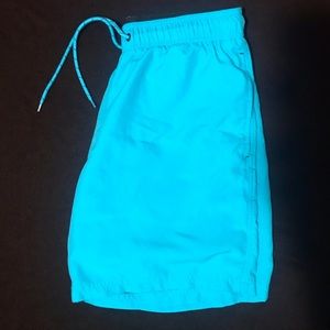 Light blue Mens swimming trunks